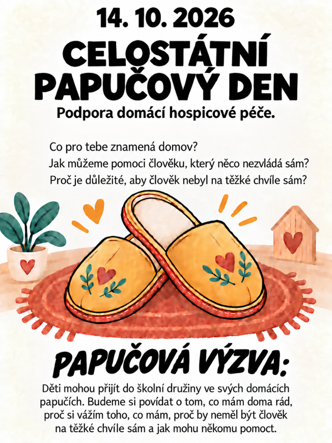 Papučový den 14.10.2026 